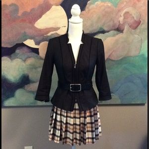 White/Black “Perfect Form” Jacket Sz.2